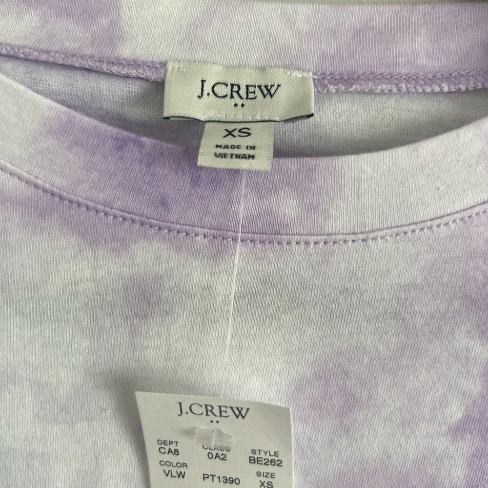 J. Crew Long Sleeve Boxy Tee NWT Sz X-Small